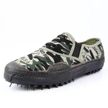 Мужская Уличная Тканевая обувь Улучшенный тренировочный костюм в стиле милитари, нескользящая камуфляжная обувь на толстой резиновой подошве