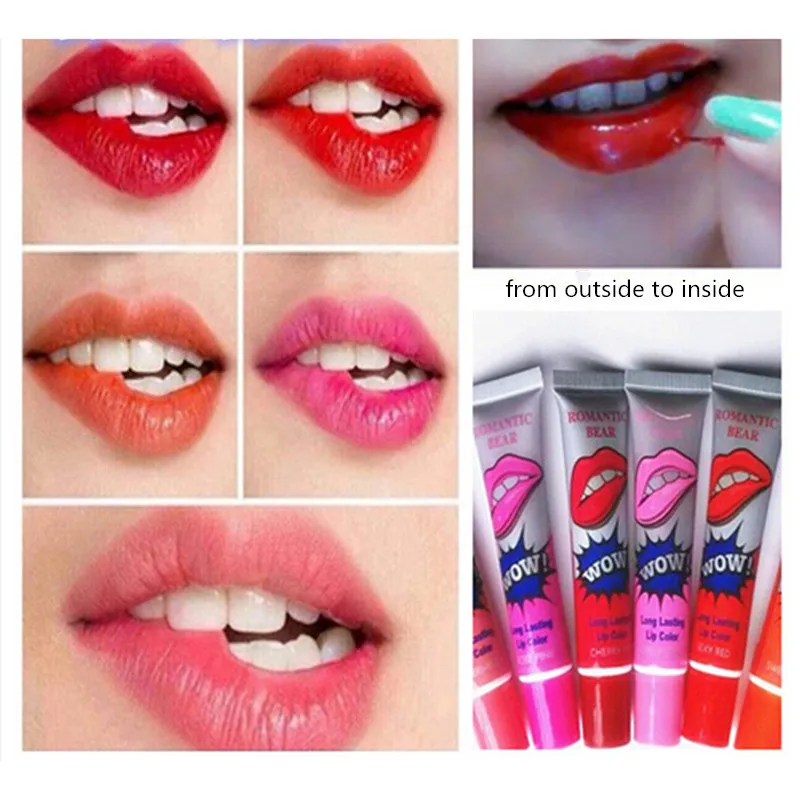 

Long Lasting Lip Gloss Peel Off Lipstick Matte Waterproof Labiales Lip Tint Liquid Lip Stick