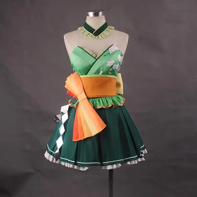

New Vocaloid GUMI Cosplay Costume Mercy Cosplay Fancy Dress Carnival/Halloween Adult Costumes for Women S-XL