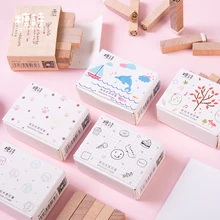 12pcs/pack Cute diary series wood stamp DIY craft wooden rubber stamps for scrapbooking stationery scrapbooking standard stamp 12 pcs set cute wooden box diary stamp set wood stamps for kids decor diary diy scrapbooking rubber stamp letters