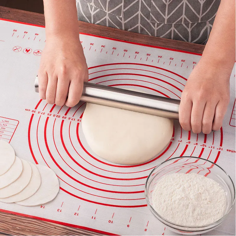 Baking Tool High Temperature Resistance Kitchen Kneading Pad Surface Mat Large Anti Slip Rolling Plate Silica Pad