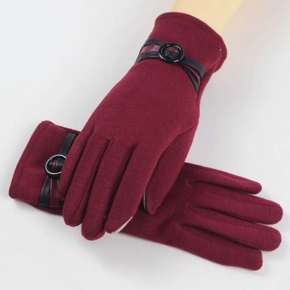 Guantes invierno mujer, женские теплые перчатки, мягкие, на запястье, толстые, варежки, полный палец, новинка, перчатки для экрана, удобные, mitaines femme