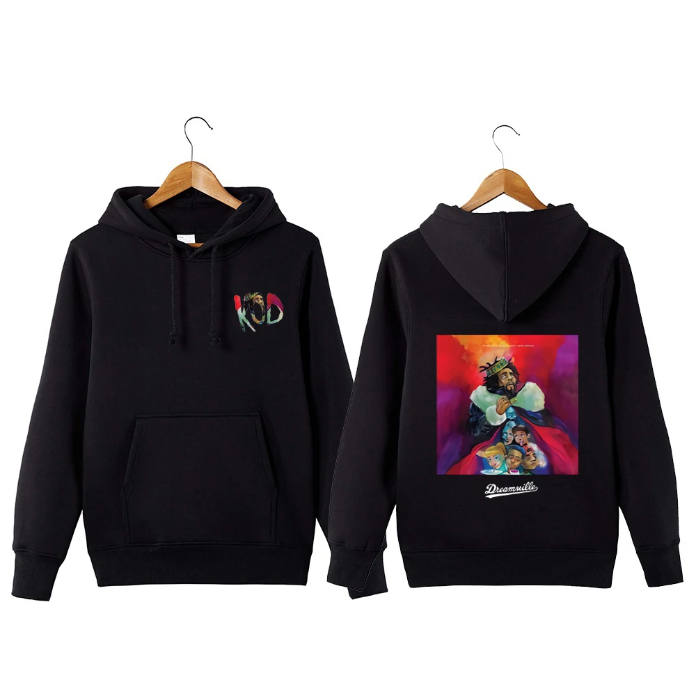 spesifikasi J Cole Hoodie Katun King Cole Dreamville Hip Hop Kod Pullover Hoodie Kapas