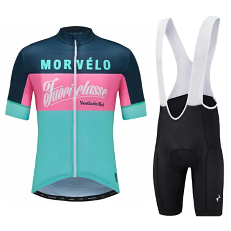 Morvelo Велоспорт Джерси набор летняя Дышащая MTB велосипедная одежда для велоспорта Ropa Maillot Ciclismo K122006