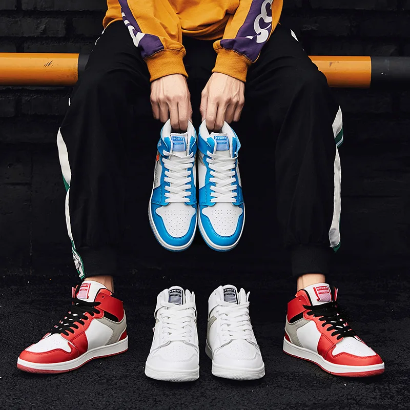 

Mhysa 2019 new spring and autumn winter high to help couples fashion comfortable lightweight large size casual shoes Z222