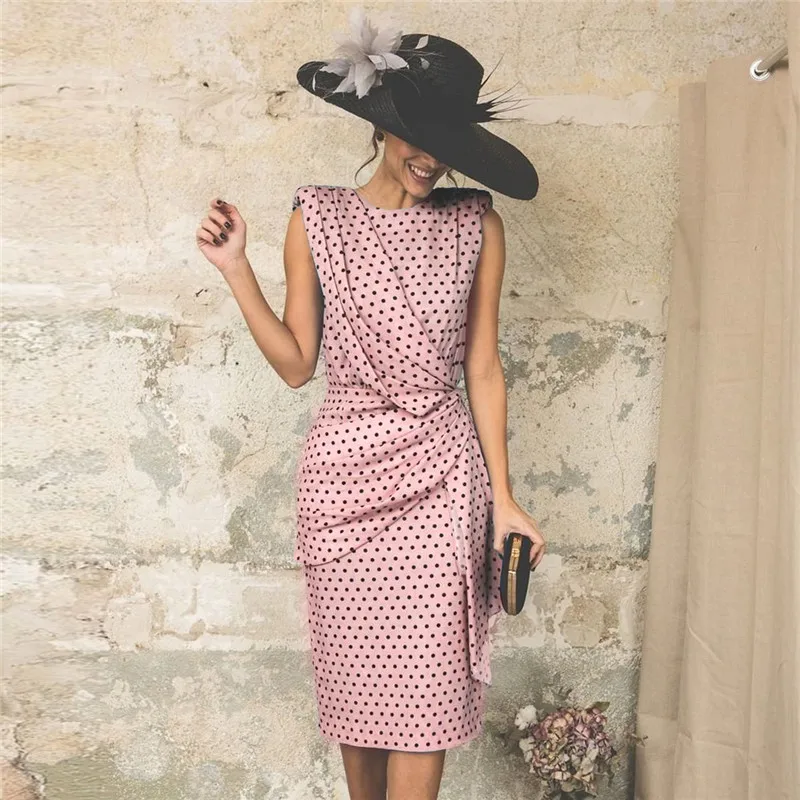DORVIVON 3XL zomerjurk dames 2019 повседневное винтажное женское платье в горошек летнее