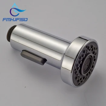 

Free Shipping Modern Polished Chrome ABS Plastic Kitchen Faucet Hand Shower Dual Sprayer Unit