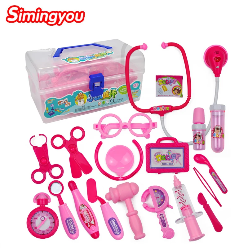 

Simingyou Child Combination Doctor Toys Boost Intelligence for Children Baby Kid Play Pretend Game Set for Girl C20 DropShipping