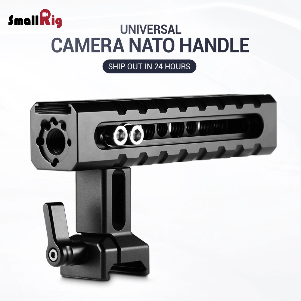 Coupon  SmallRig Camera Handle Video Camcorder Action Stabilizing NATO Handle Adjustable Top Grip For Small