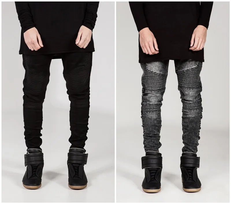 CHENXUAN Fashion Street Motorcycle Designer Mens men Skinny Denim Biker Jeans Joggers Hip Hop Swag Cloth