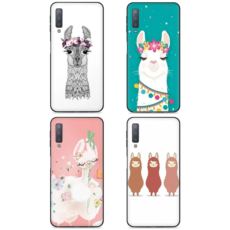 Мягкий силиконовый чехол для Samsung A3 A5 A6 Plus A7 A8 A9 A10s 20s 30s 40s 50s 60 70 J6|Бамперы| |