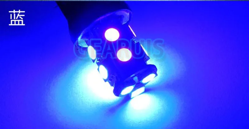 50 шт. P21W S25 1156 BA15S светодиодсветодиодный лампа указателя поворота 5050 13 SMD