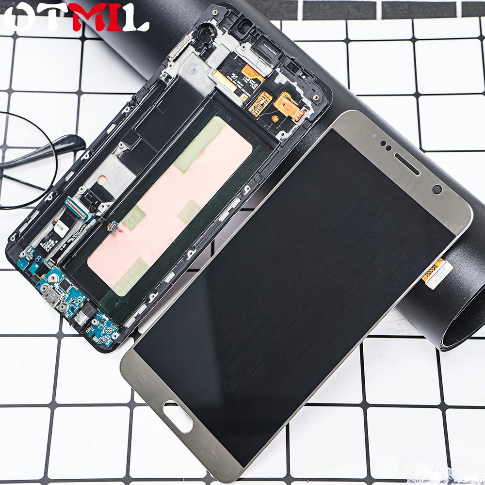 

Super AMOLED 5.7'' LCD For SAMSUNG Note 5 LCD Touch Screen Digitizer N920A N9200 N920C SM-N920 LCD For Samsung Note5 LCD Dispaly