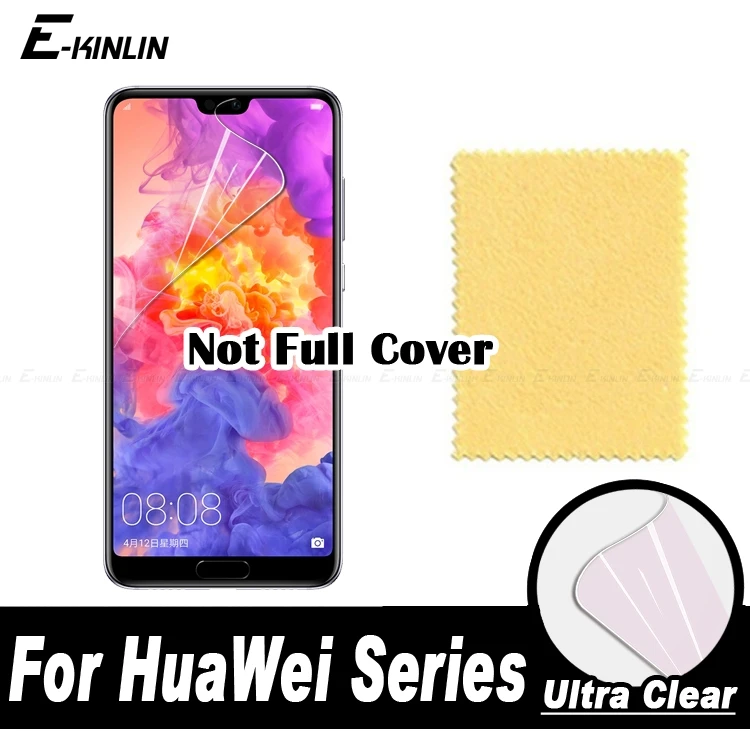

HD Clear Screen Protector Display Protective Soft Film For HuaWei View Mate 20 X P20 Pro Lite Nova 4 3 3i 2i Honor 10 8X
