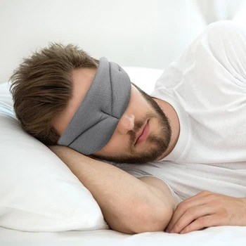 

Adjustable Sleeping Mask for Sleeping Eyeshade Eye Patch Sleep Mask Ultra-Soft Memory Foam Sleeping Cover, Breathe-Easy