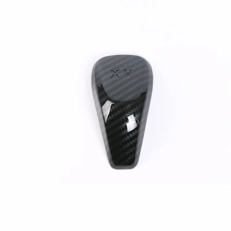 Carbon Fibre Gear Lever Decorative Cover for Subaru XV Crosstrek 2018 New Style Interior Accessories Carbon Fibre Gear Lever Decorative Cover for Subaru XV Crosstrek 2018 New Style Interior Accessories