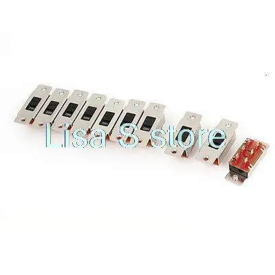 10 шт. SS-22K15 пайки 6 Pin 2 положения DPDT 2P2T селектор напряжения Выберите Переключатель