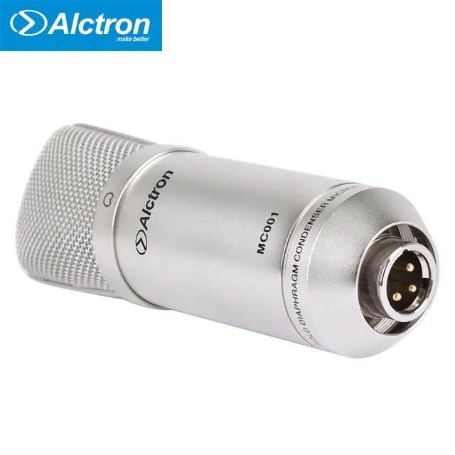 Alctron MC001 Professional Large Diaphragm FET Studio Condenser Microphone Recording Microphone with Shock Mount