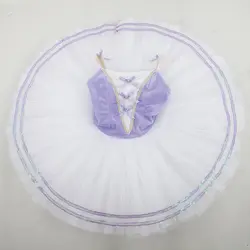 Размер клиента сделанный Профессиональный Балетная пачка для девочек и женщин сценический танцевальный костюм балетная пачка
