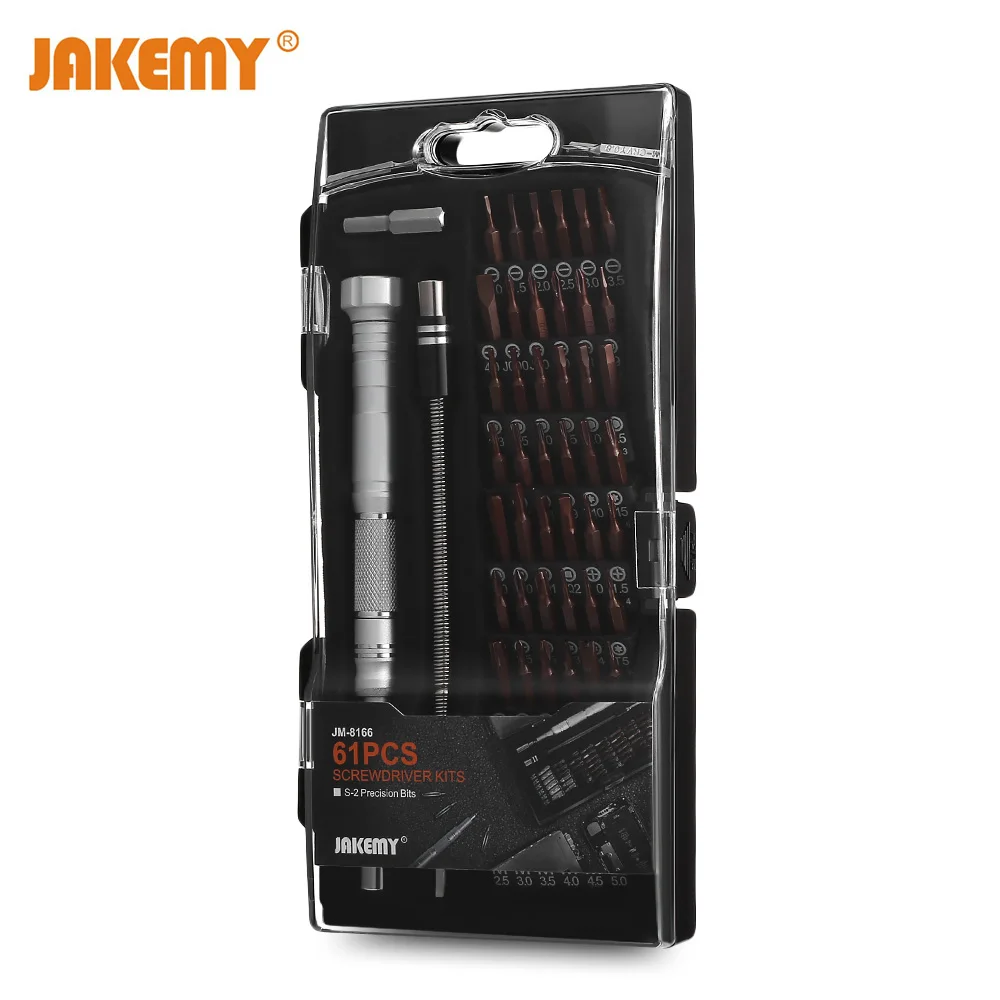 

JAKEMY JM - 8166 61 in 1 Professional Screwdriver Tools Set Multi-Function Computer PC Mobile Phone Cellphone Repair Home Tools