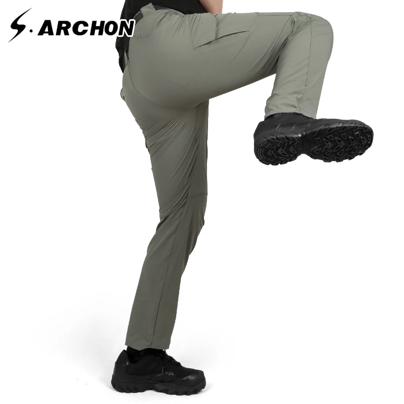 S. archon Urban Tactical IX9 Легкие военные брюки карго мужские быстросохнущие дышащие стрейч SWAT Militar армейские брюки