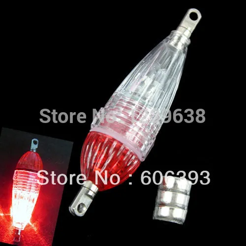 

M112-"hot 1 Pc LED Mini Deep Drop Underwater Fishing Squid Bait Lure Light Red Flashing