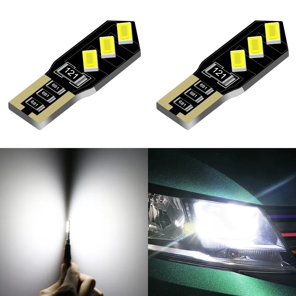 

1pcs Wholesale T10 Led 6led 5730smd Led Car Light T10 W5w Led Wide Width Light Lamp Bulb 12V