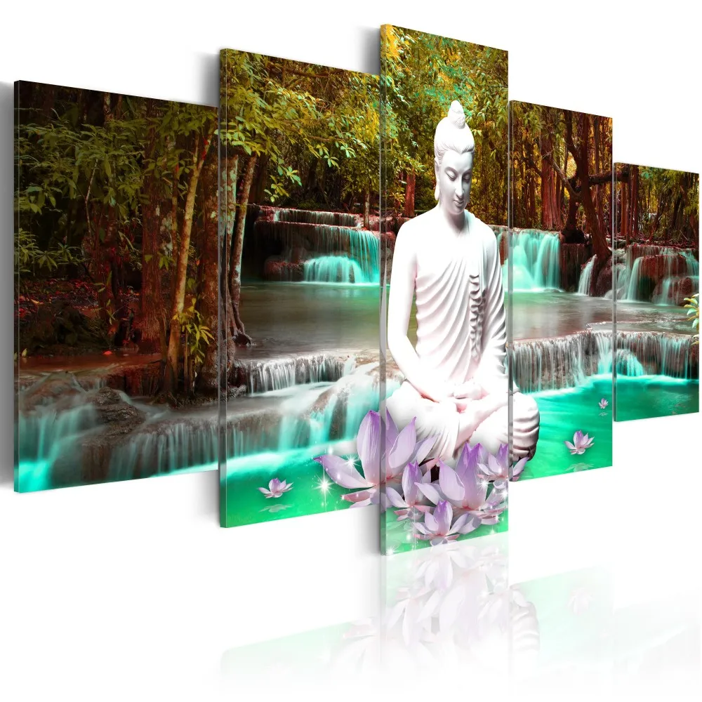 5 шт многогранная Алмазная картина Будда Искусство Подарки комната декоративная Бриллиантовая мозаика вышивка религия Стразы узор gx
