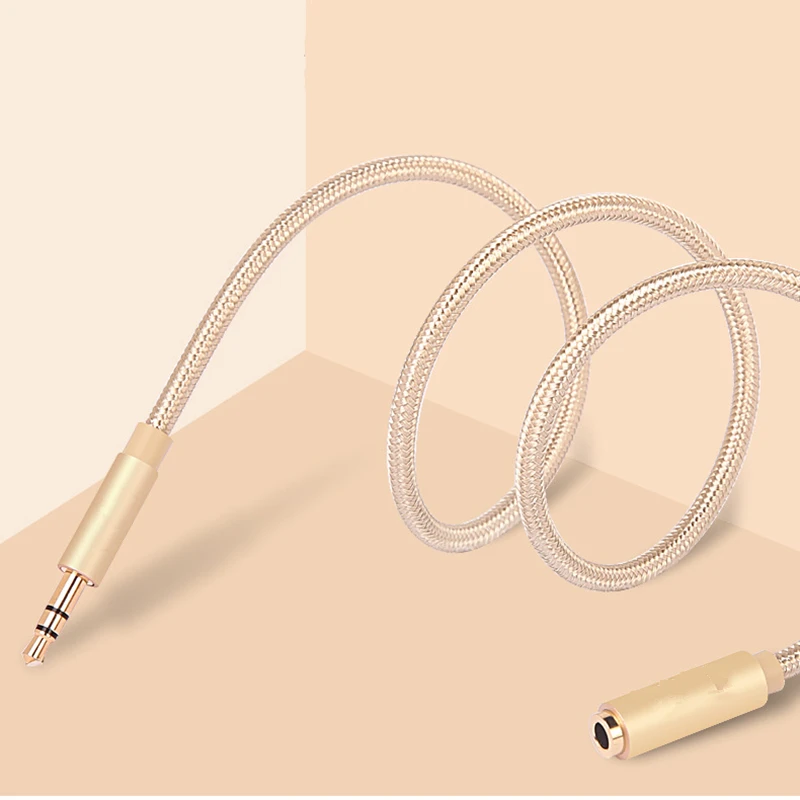 Rankman 3.5mm Jack Male to Female 3.5mm Extension Audio Cable Stereo AUX Cord Line for PC MP3 Speaker Phone Car Earphone