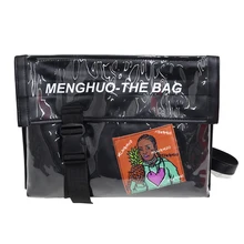 Women Men Messenger Bag Large Capacity Female Male Leather Clutch Bags Transparent Shoulder Tote Bags Bolsos Famous Designers Women Men Messenger Bag Large Capacity Female Male Leather Clutch Bags Transparent Shoulder Tote Bags Bolsos Famous Designers