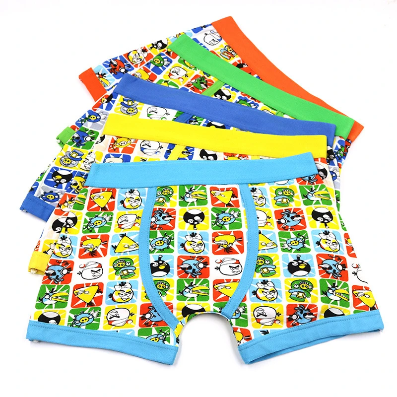 Buy 5pcs/Lot Print Cartoon Cotton Kids Boys Underwear