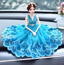 1 peça Do Carro Styling Acessórios Interiores Ornamentos Bonito Princesa Boneca de Presente Perfeito Para O Aniversário de Casamento Dia de Comemoração