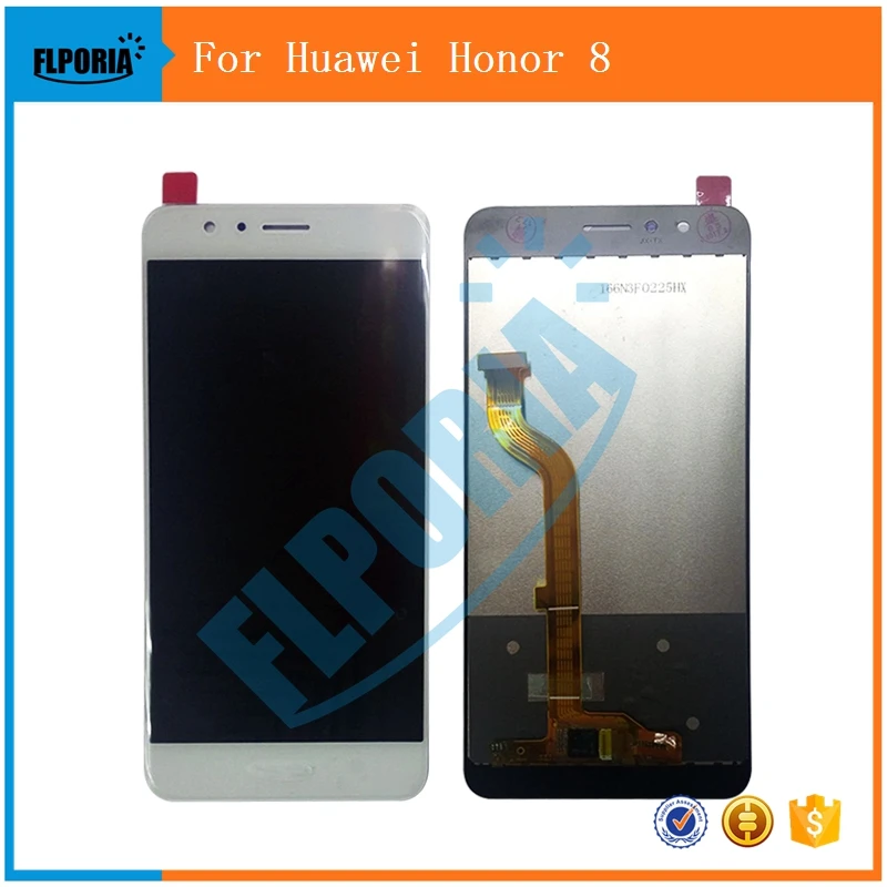 

FLPORIA For Huawei Honor 8 Honor 9 with frame LCD Display + Touch Screen Digitizer Assembly Replacement Parts 5.2 inch 4 Color