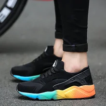 2016 Hommes Casual Coloré Air Mesh Plat Chaussures Tenis Masculino Esportivo Entraîneur Léger Chaussures zapatillas deportivas hombre