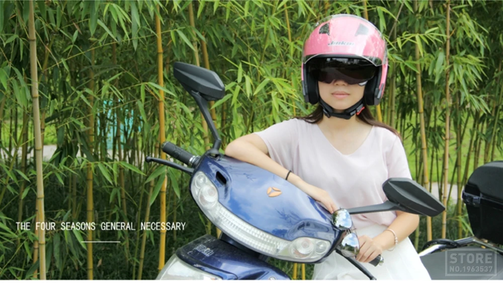 Мотоцикл Jiekai шлем Унисекс Красочный светильник Краш Hemelt двойные линзы дышащий комфорт Чоппер Мото шлем для мотоцикла