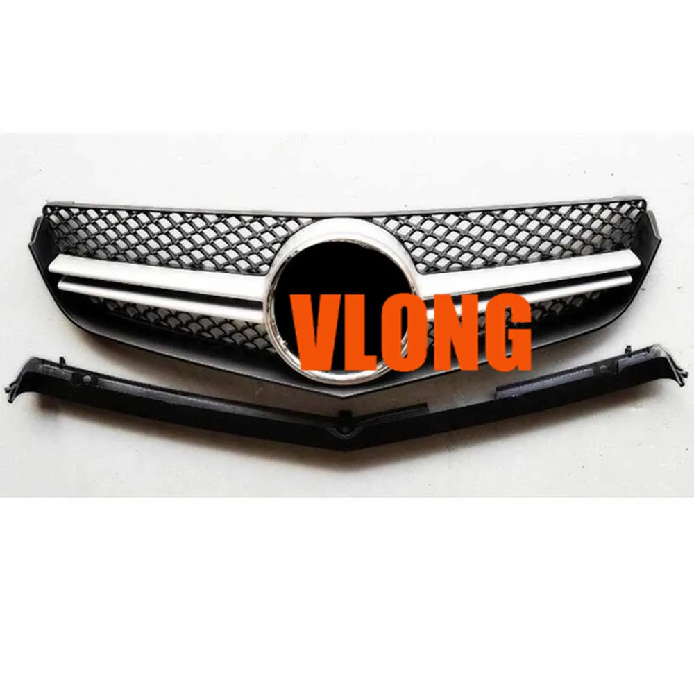 

2Doors Mesh Grille E200 E300 E320 Front Racing Grille Grills Fit Special 2010-2013 model For E CLASS W207