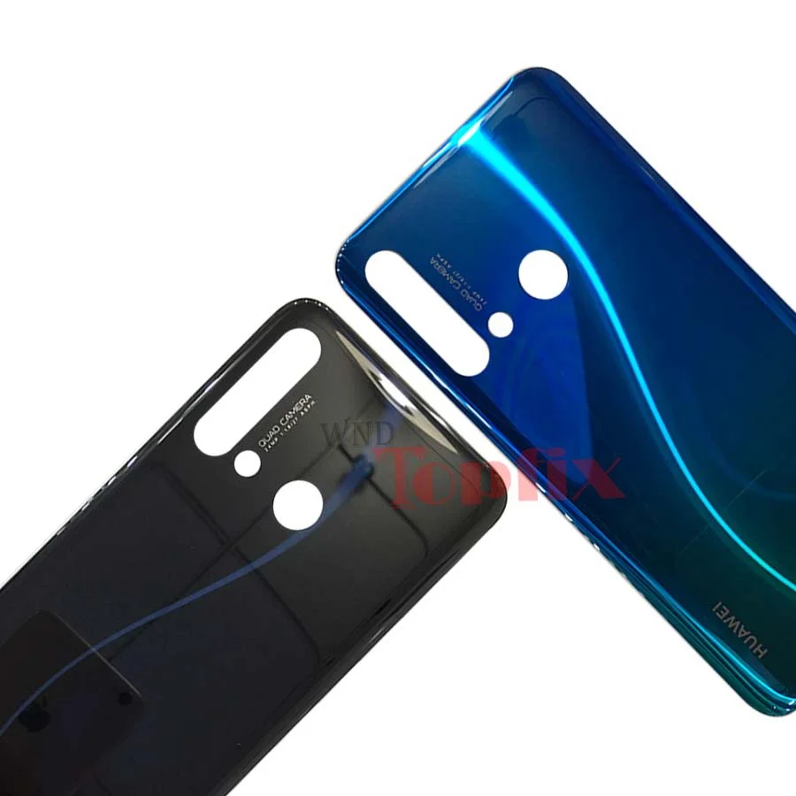 huawei nova 5i задняя крышка батарейного отсека Дверь Задняя стеклянная крышка корпуса 6," huawei nova 5i Крышка батарейного отсека nova 5i корпус