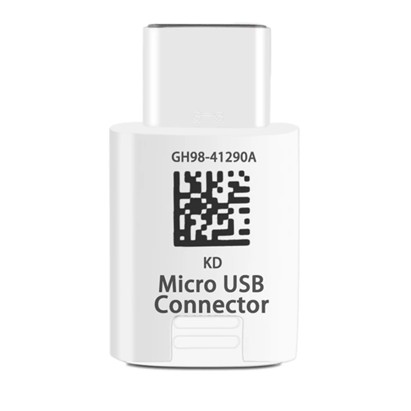 Samsung Micro USB-Type C конвертер адаптер для Galaxy S8 S8 Plus S9 S9plus S10 S10PLUS S10E Note 7 8 9 другие USB C смартфон - Цвет: Белый