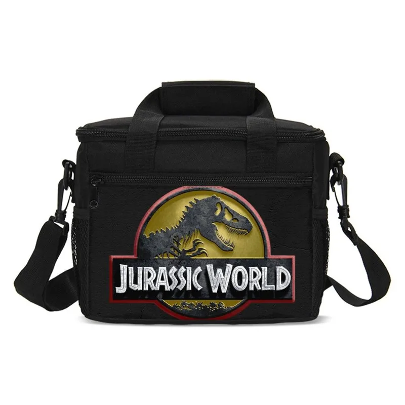

Small Lunch Bag Fashion Animal Dinosaur Jurassic World 3D Printing Ice Bag Insulated Thermal Picnic Lunchbox Handbags Sac A Main