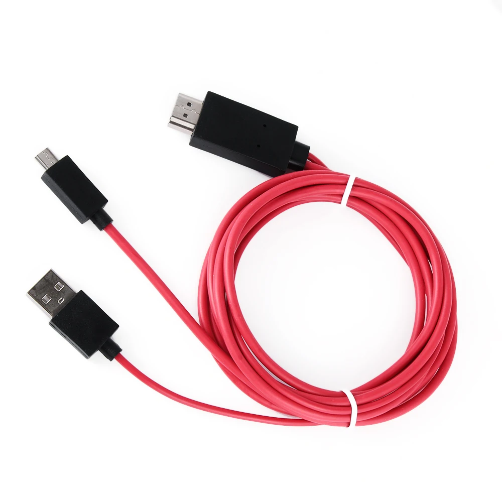 New MHL Micro USB To HDMI 1080P HD TV Cable Adapter For Android Samsung Phones 11Pin 5Pin Universal Cord High Quality