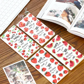 

Fruit watermelon strawberry 48k Notebook Diary Book Exercise Composition Notepad Escolar Papelaria Gift Stationery
