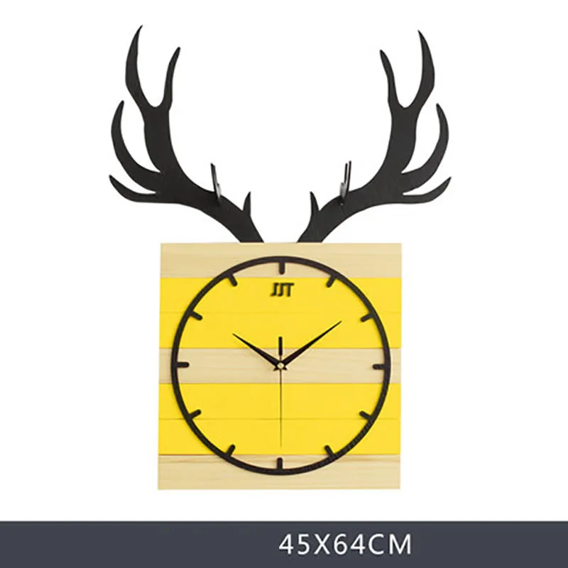 

European Modern Design Wall Clock Creative Personality Fashion Clock Living Room Decoratio Clock Silent Wood Home Decor clocks