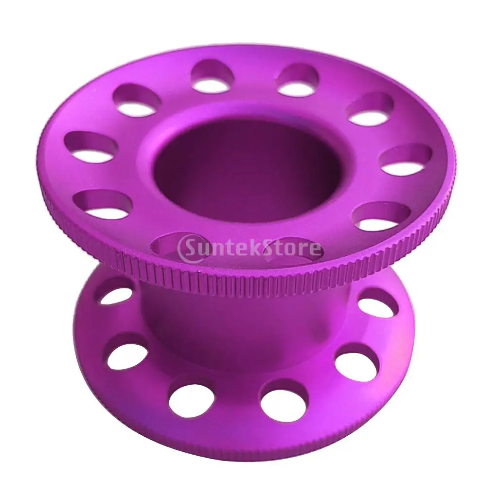 Lightweight Aluminum Alloy Scuba Diving Finger Spool Dive Reel Snorkeling Guide Line Spool Holder Water Sports Accessories