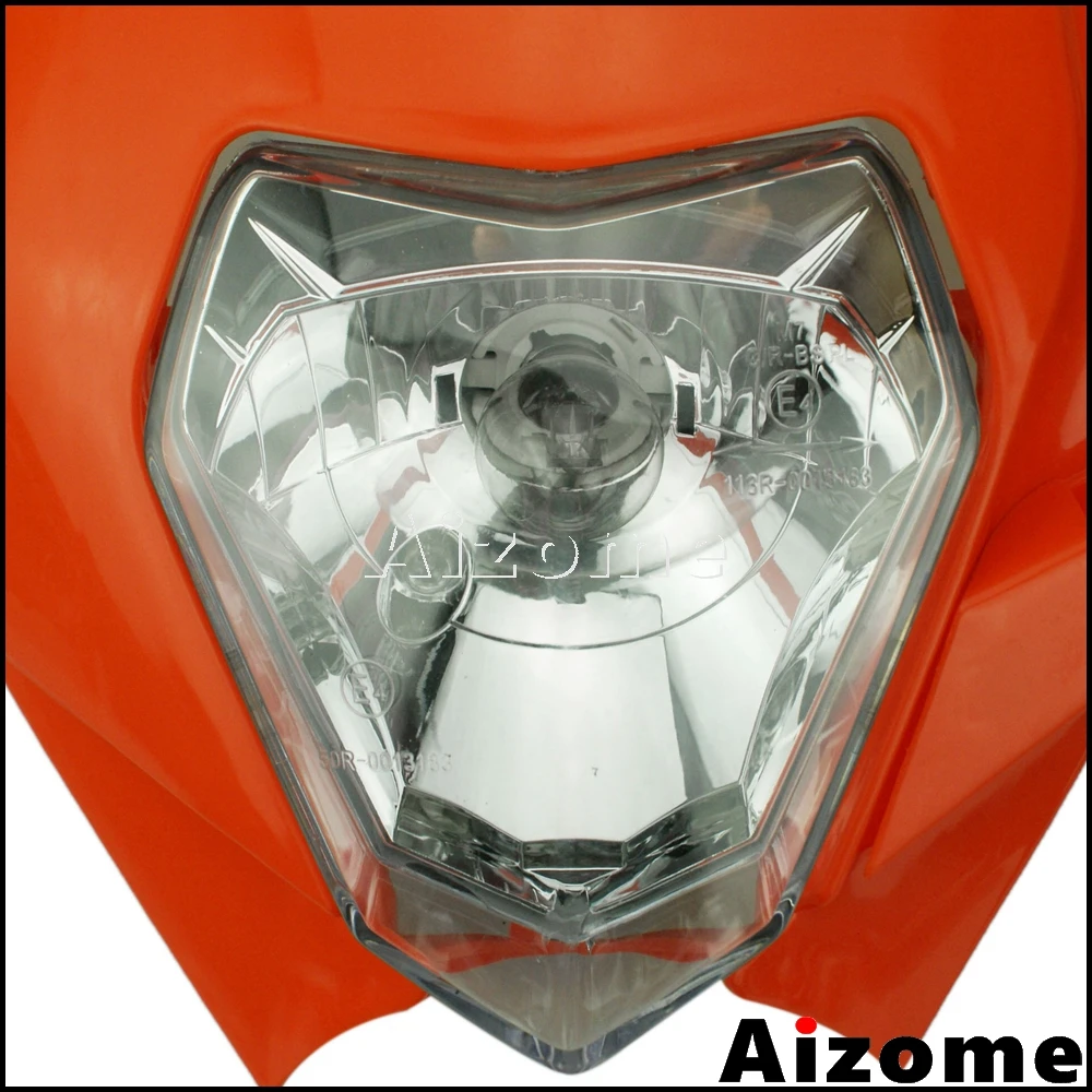 Универсальный Мотокросс 12V головной светильник обтекатель для MX EXCF EXC XCF XC SX CRF