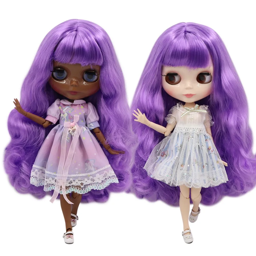 Кукла Blythe BL7216 1/6 30 см с фиолетовыми волосами на заказ | Игрушки и хобби