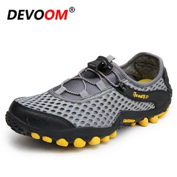 

Summer Hiking Shoes Men Outdoor Breathable Mesh Trekking Shoes Sneakers Men Mountain Climbing Tactical Shoes zapatillas hombre
