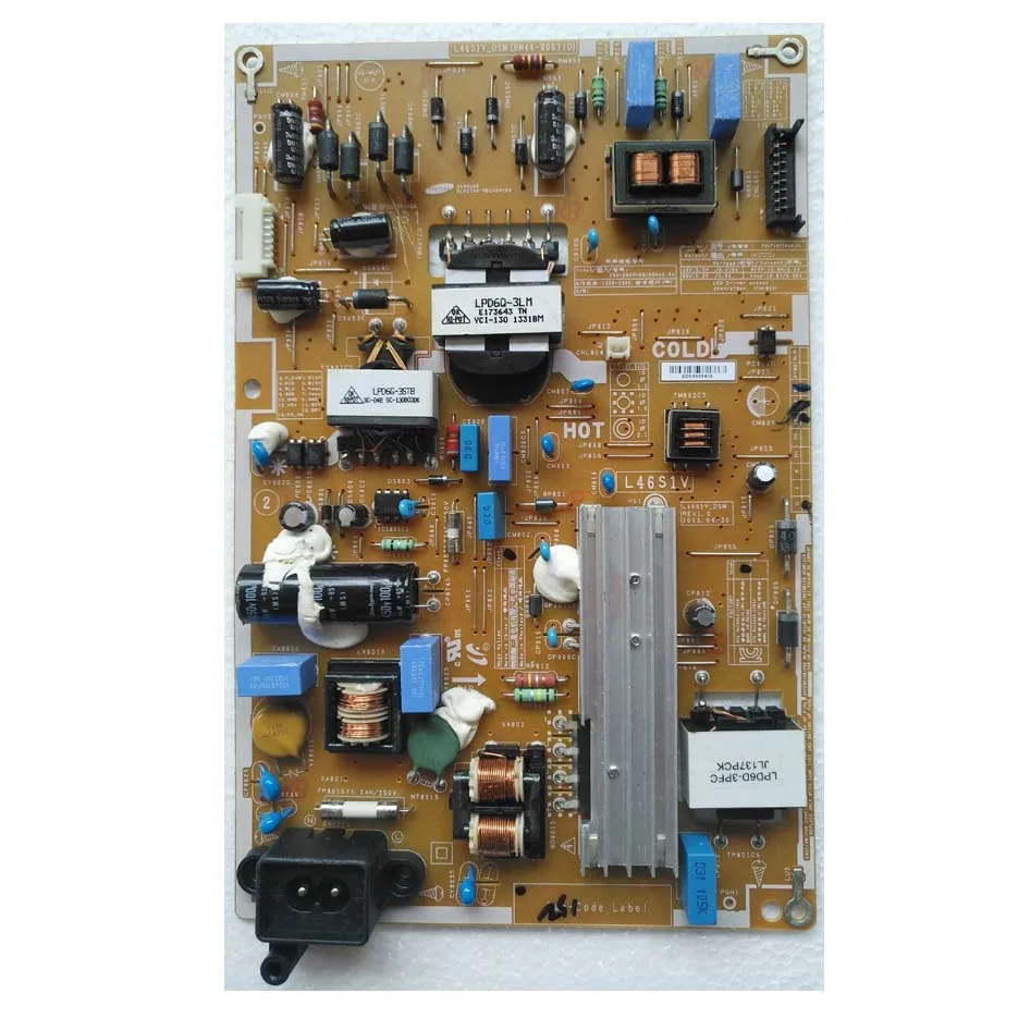 Б/у Оригинал L46S1V DSM Мощность доска BN44 00611D 00611A|board|board board |