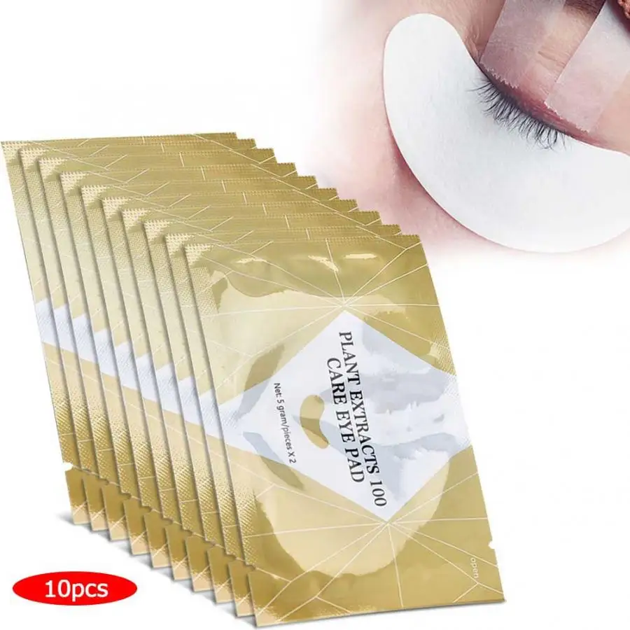 

Sleep Mask 10 Pairs/Set Hyaluronic Acid Eye Pads for Eyelash Extension Eye Gel Patches Eye Mask Blindfold