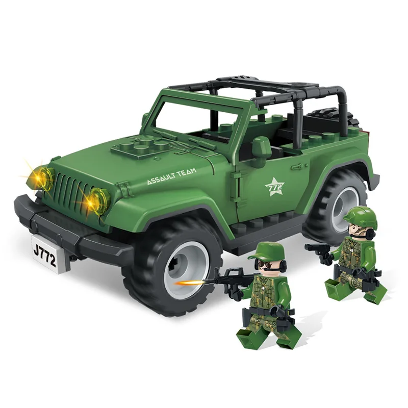 Военная серия Swat Equipo Armas Arma Paquete Bloques De Construccion Ciudad Policia Soldados Figura Ww2 Lepining Militares|Блочные