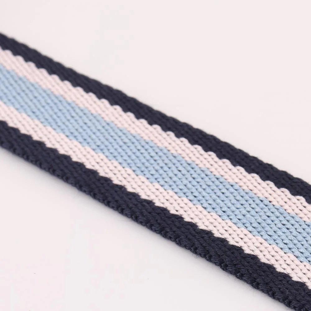 

2yards 1.5"38mm wide Stripe polyester/cotton Canvas Webbing Ribbon for bag garment belt sewing accessories